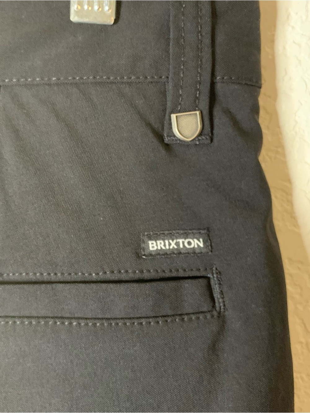 Brixton Mens black crossover nylon choice standard fit pants 30 NWT - Picture 6 of 11